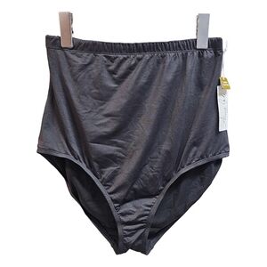 NWT Anne Cole Tummy Control Stretch Briefs Black Size XL Stretch